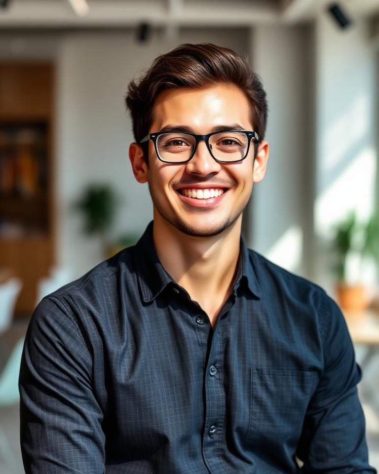 Startup Founder headshot style example